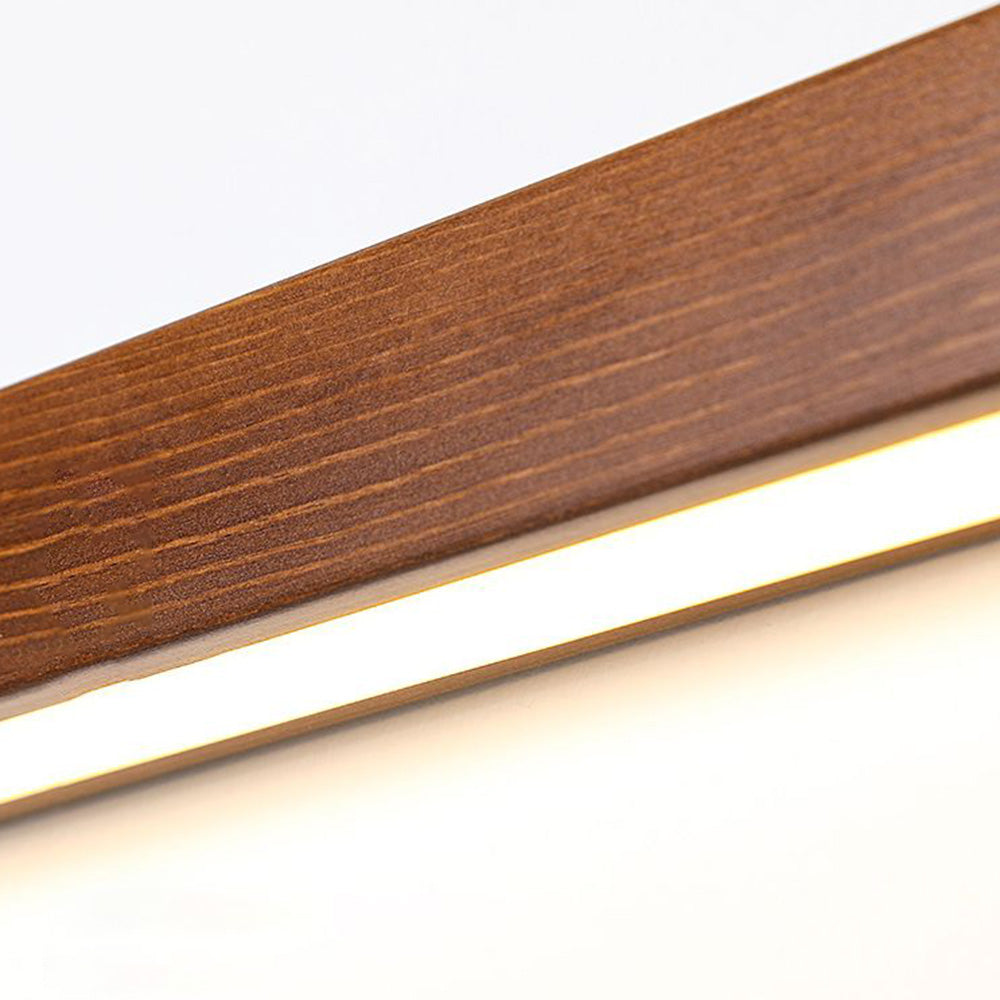 Muto Minimalistische LED Innenwandleuchte Holz Schlafzimmer Esszimmer