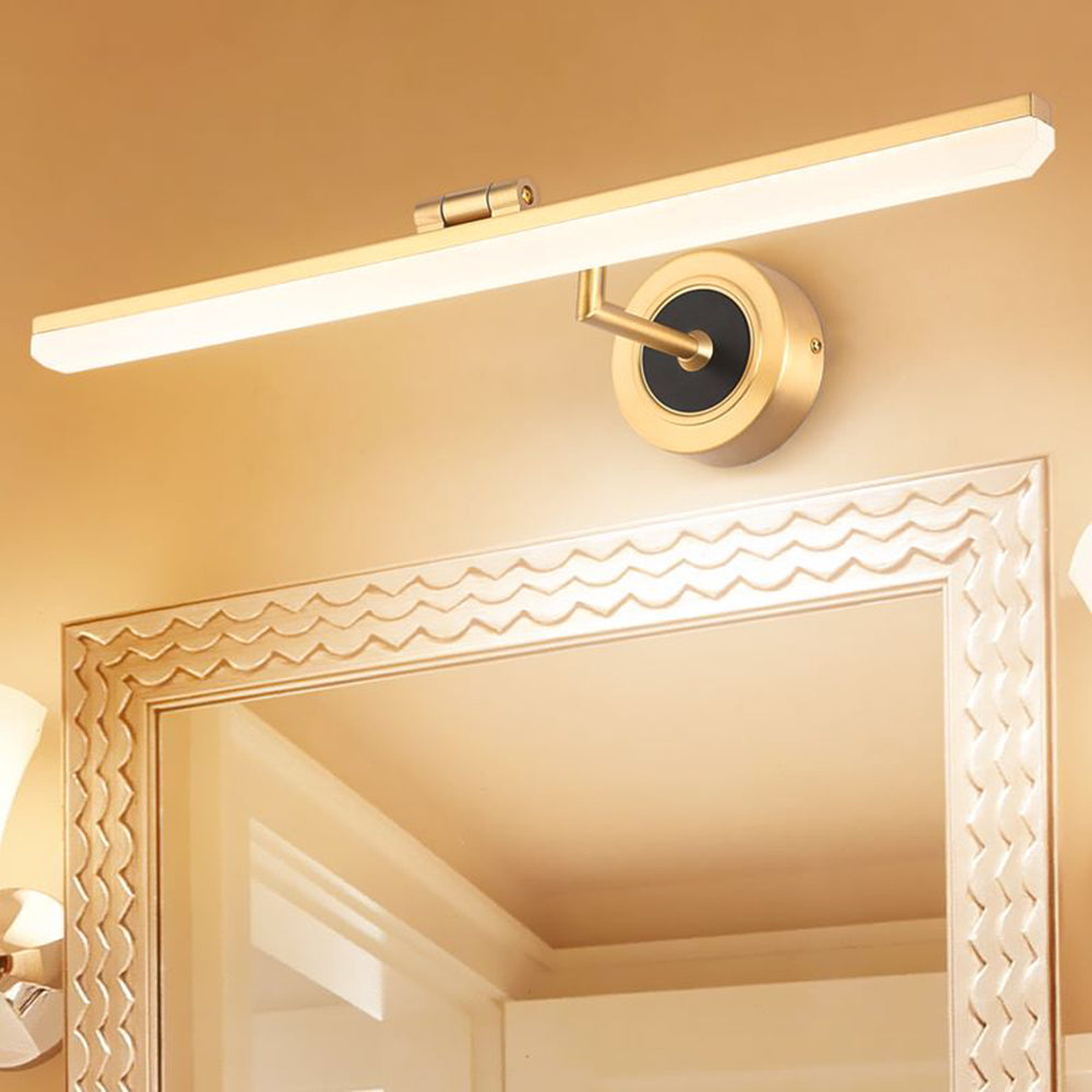 Arisha Modern Linear LED Wandleuchte Schwarz/Gold Badezimmer Metall&Acryl