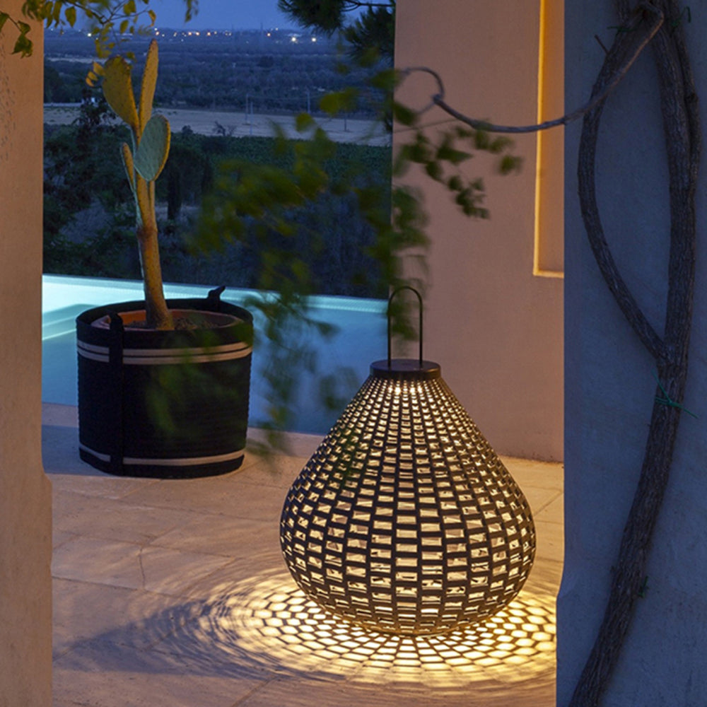 Ritta AußenstehleuchteFaser Metall für Garten & Terrasse