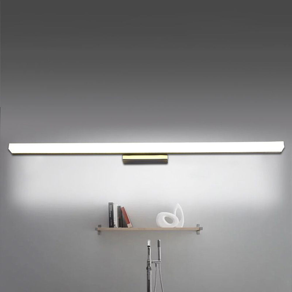 Arisha Wandleuchte Innen Spiegelfront Linear Schwar Badezimmer