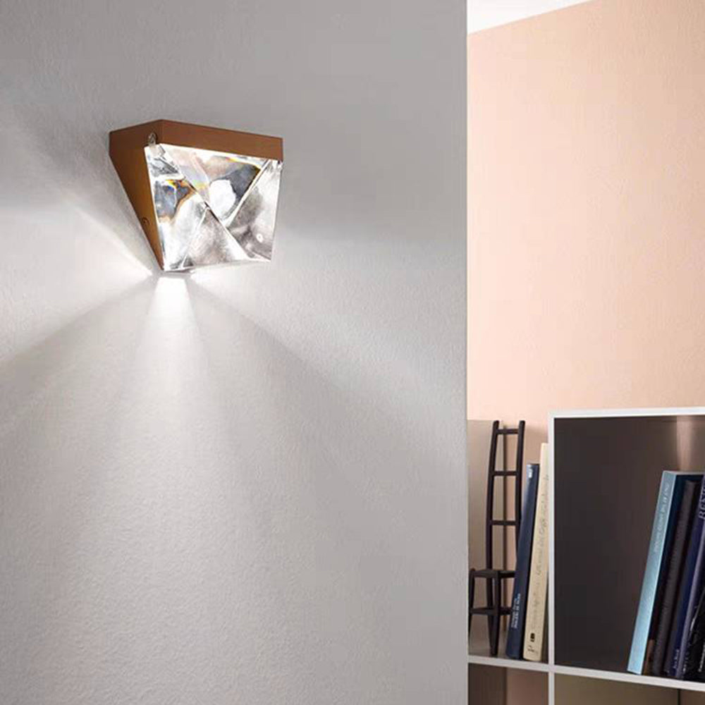 Ray Diamantform Außenwandleuchte, 14CM Lang