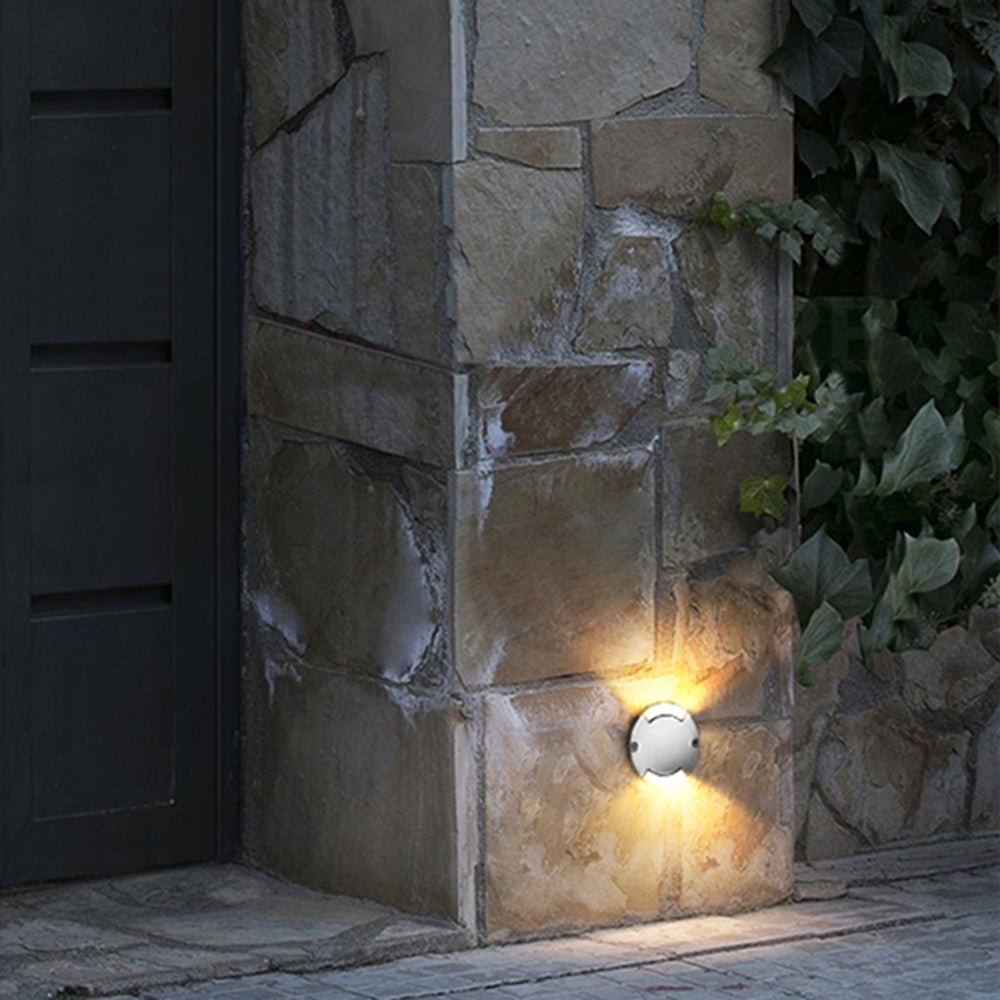 Ray Modern LED Außenleuchte Schwarz Treppenhaus/Garten/Terrasse Metall&Glas