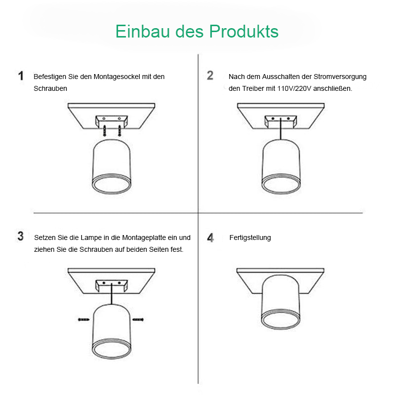 Aria  Deckenleuchte Moderne LED Makrone Wohnzimmer