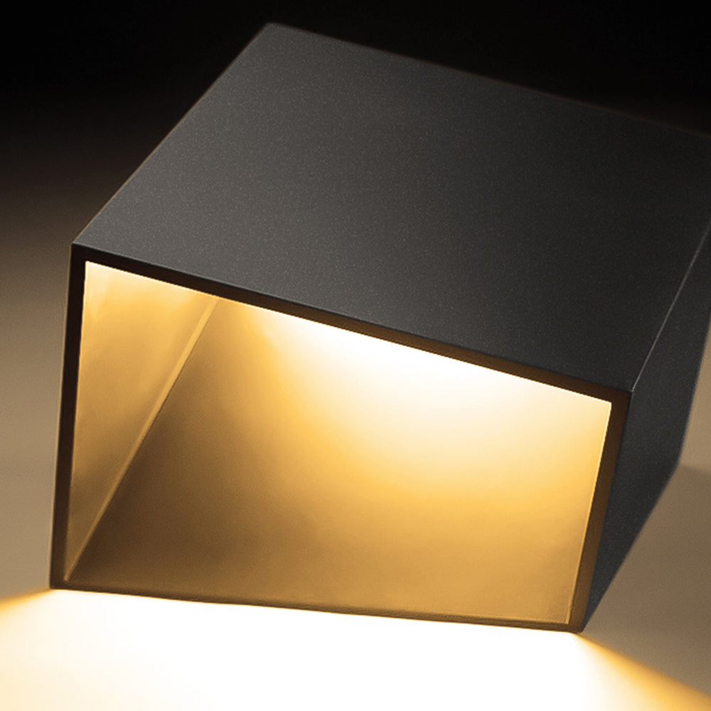 Ray Design LED Außenleuchte Solar Schwarz Garten/Terrasse Metall Acryl