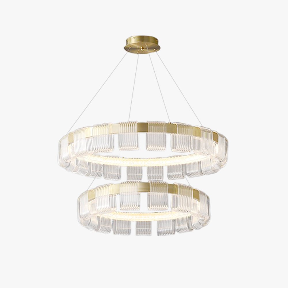 Arisha Modern LED Pendelleuchte Gold Metall Schlaf/Wohnzimmer