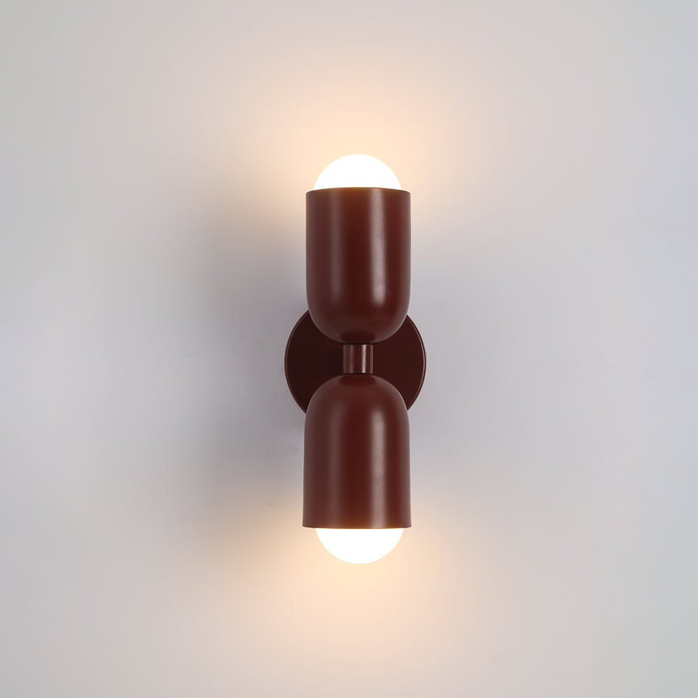Aria Wandleuchte 2 Flamming Modern LED Schwarz Innen/Flur
