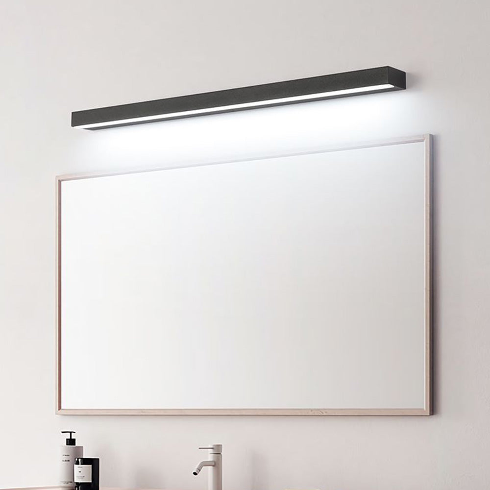 Arisha Wandleuchte Innen  Spiegelfront  Schwarz Rechteckig Bade/Schlafzimmer