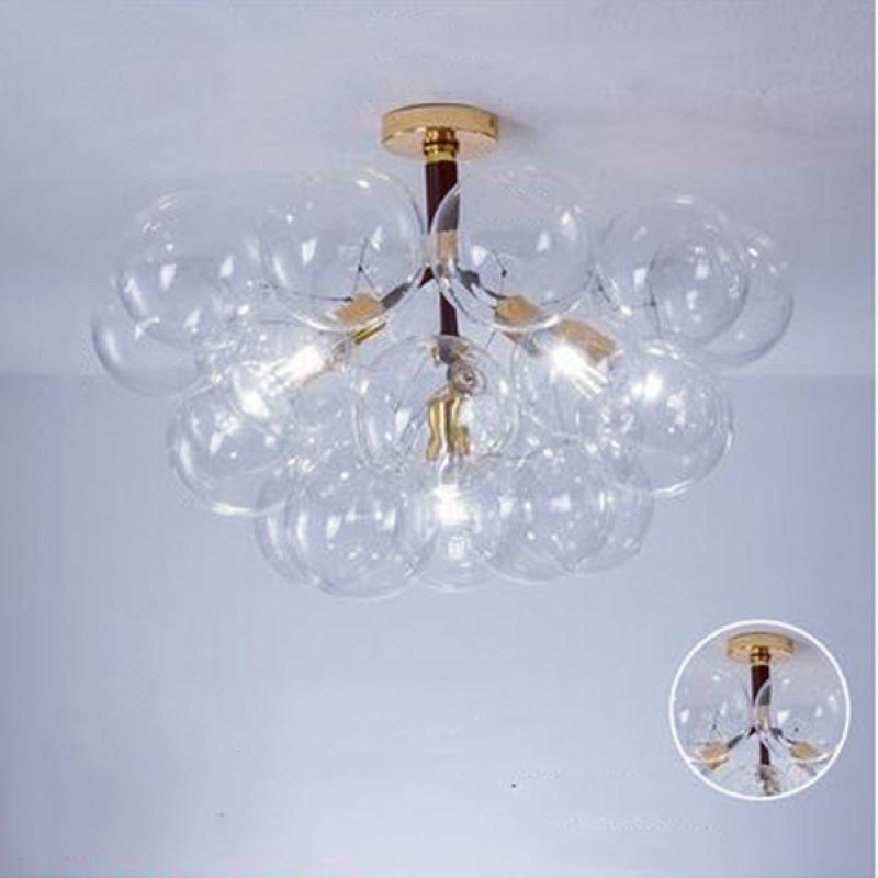 Valentina Nordic Luxury Bubble Pendelleuchte, Weiß/Schwarz/Kaffee-Letslighting