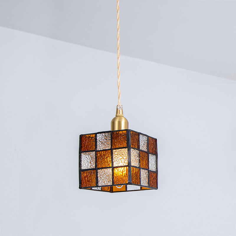 Valentina Retro LED Metall Glas Pendelleuchte Schlafzimmer Esszimmer