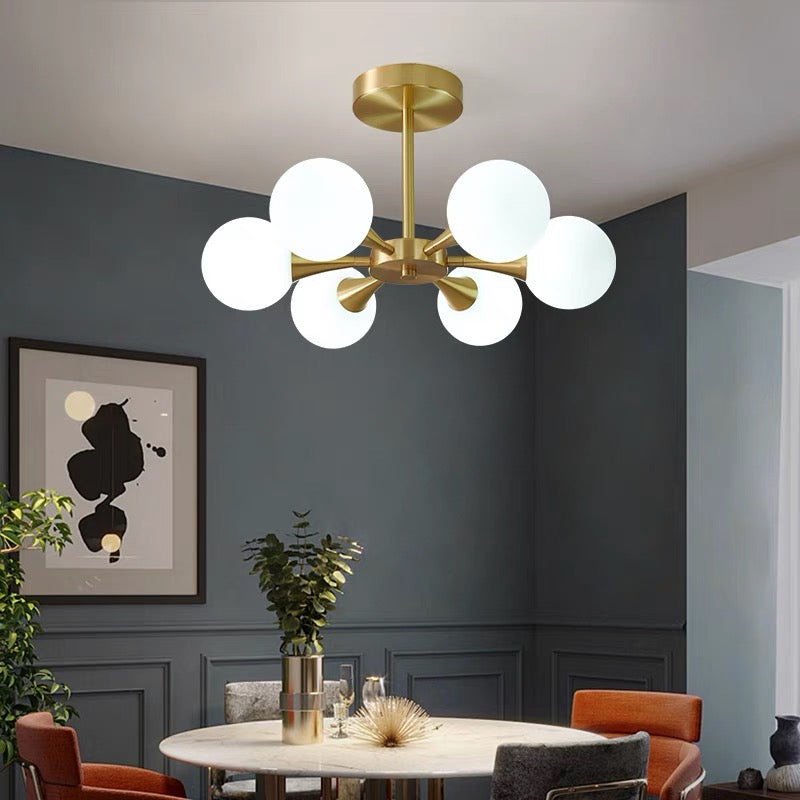 Valentina Modern LED Deckenleuchte Glas Schlafzimmer Esszimmer