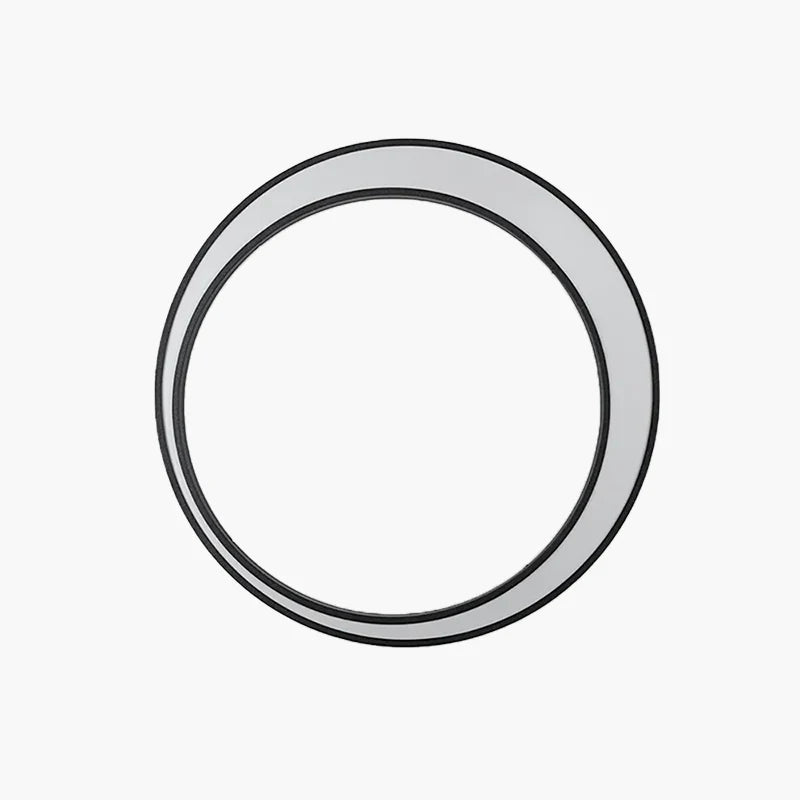 Ray Modern Ring Wasserdichte Wandleuchte Schwarz-Weiß Garten/Außenbereich
