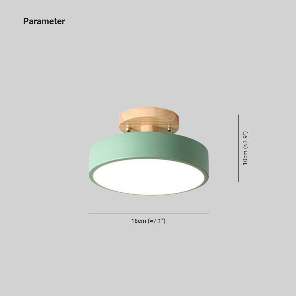 Arisha Modern LED Deckenleuchten 5 Farben Flur Acryl/Holz-Letslighting
