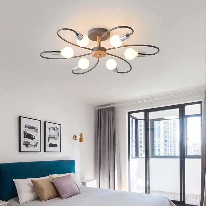 Arisha Arisha LED Deckenleuchte Wohnzimmer/Arbeitszimmer Metall