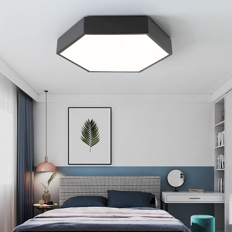 Valentina Moderne LED Deckenleuchte Weiß/Schwarz Esszimmer/Wohnzimmer