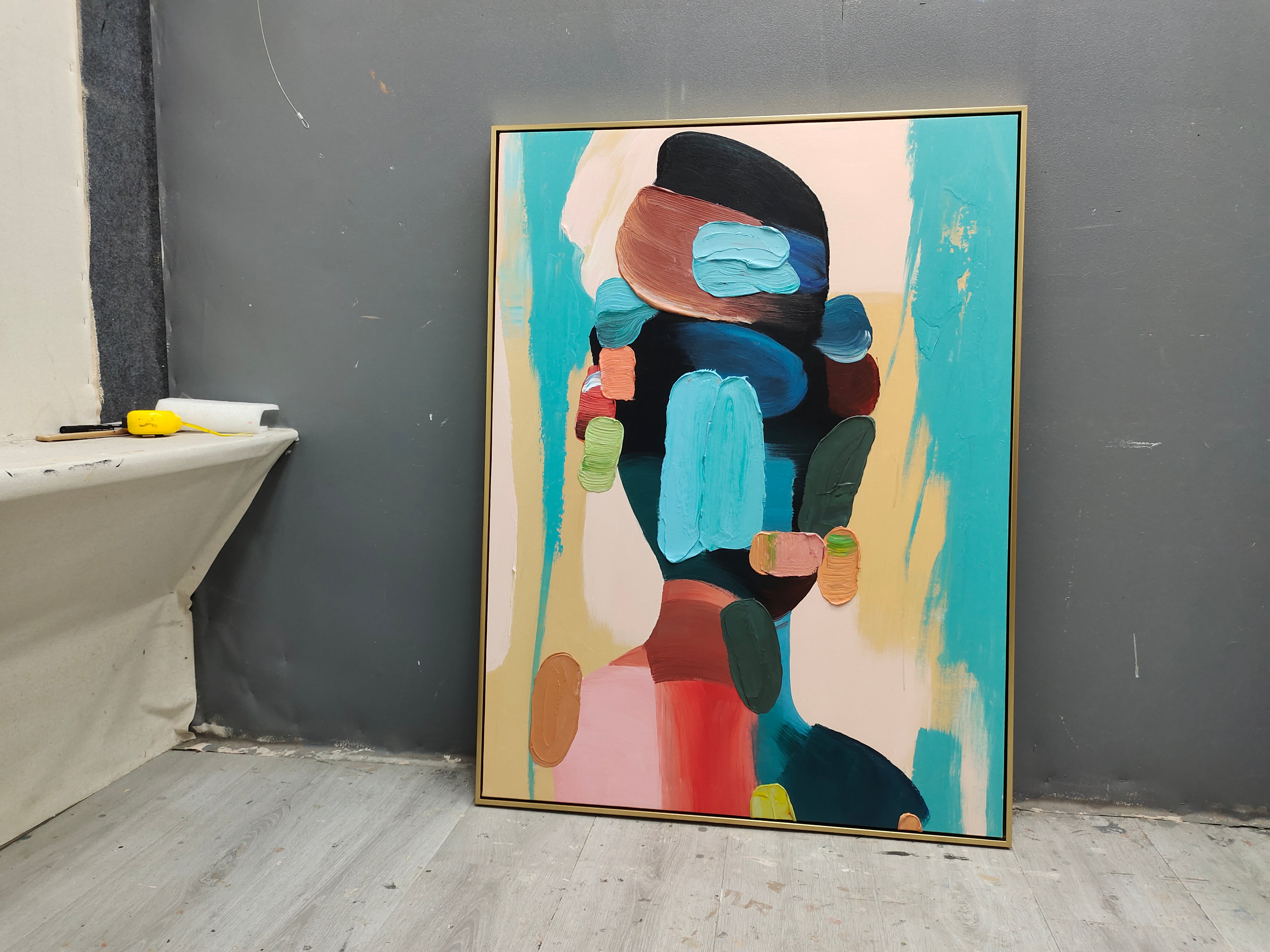 Diana Farbenfrohes Porträt Wandkunst Gemälde - Letslighting