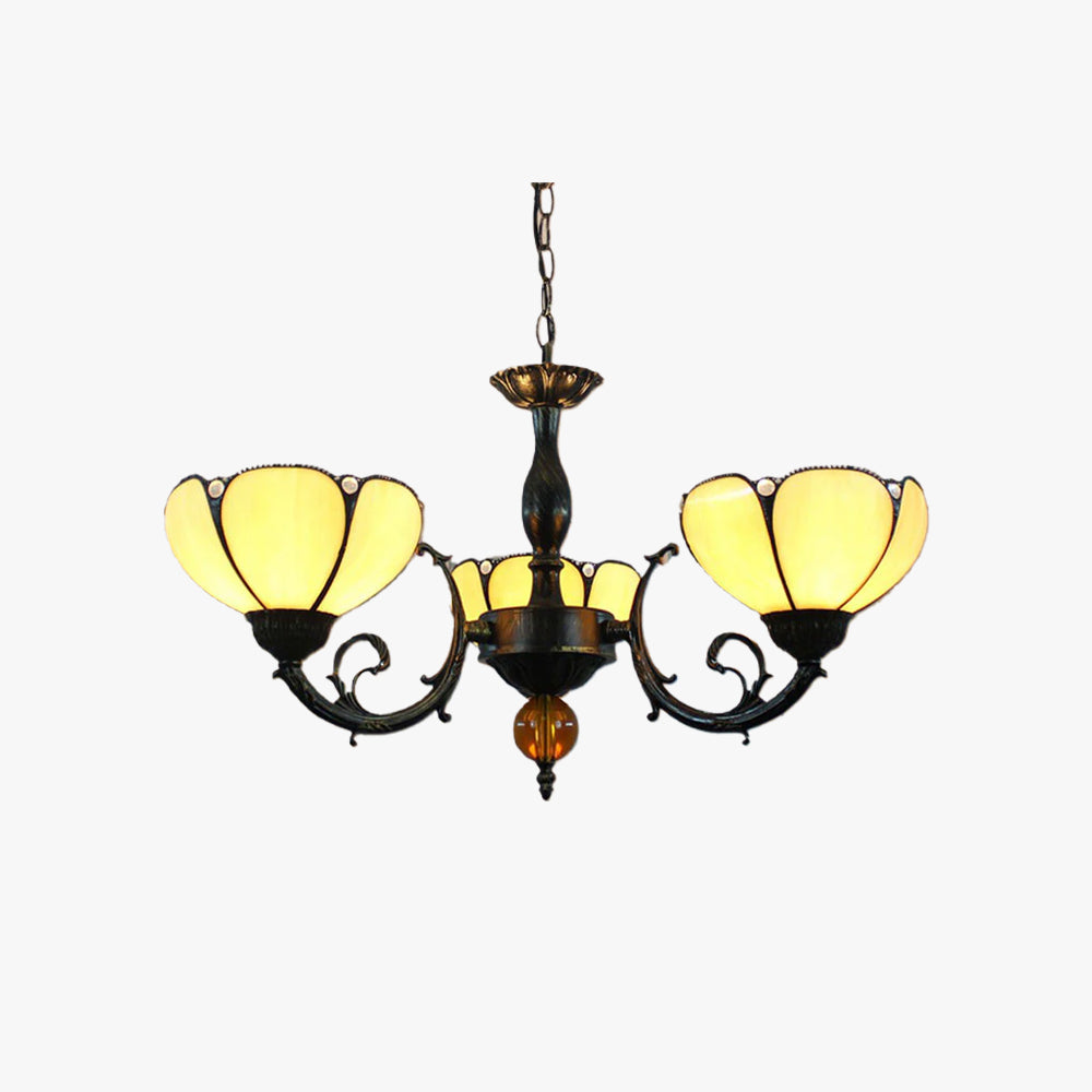 Arisha Vintage Install LED Kronleuchter Metall/Glas Schlafzimmer/Wohnzimmer
