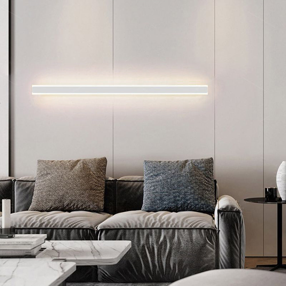 Arisha Minimalistisch Linear LED Wandleuchte Gold/Schwarz/Weiß Schlafzimmer