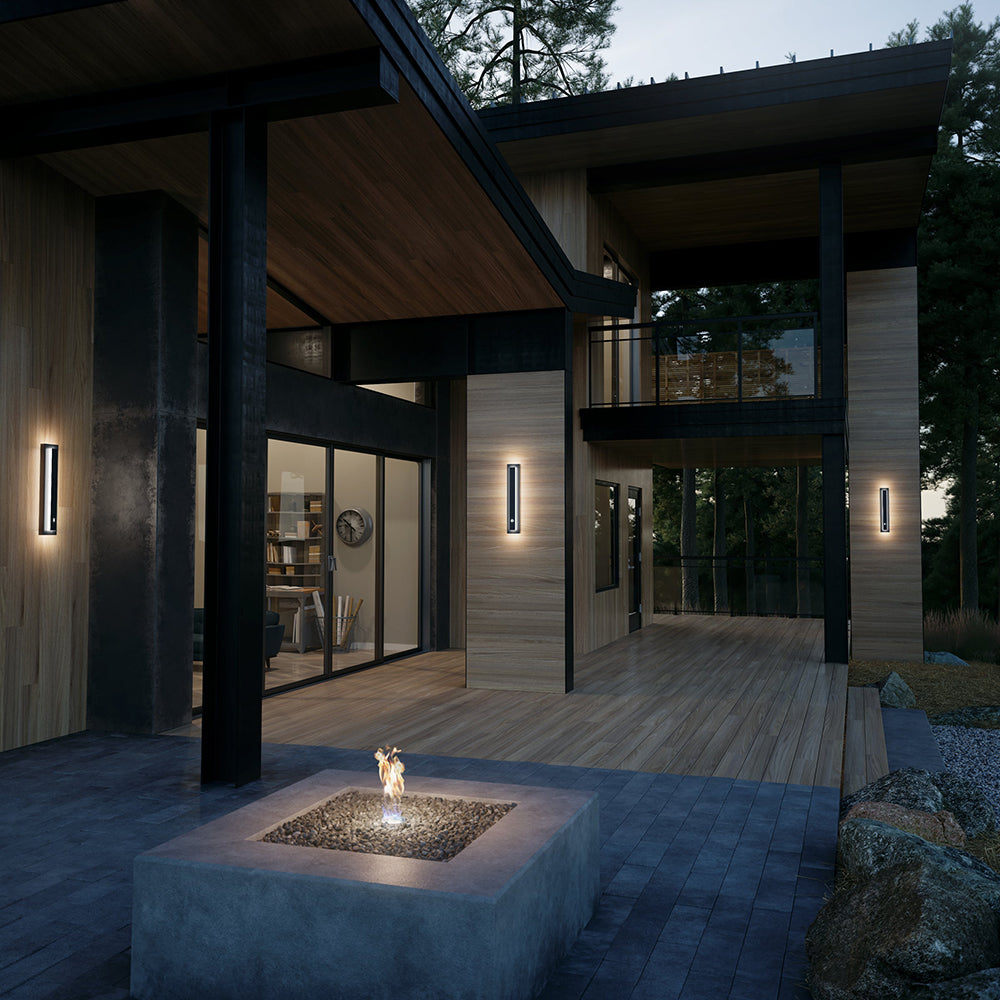 Arisha Modern LED Außenwandleuchte Metall Garten Terrasse