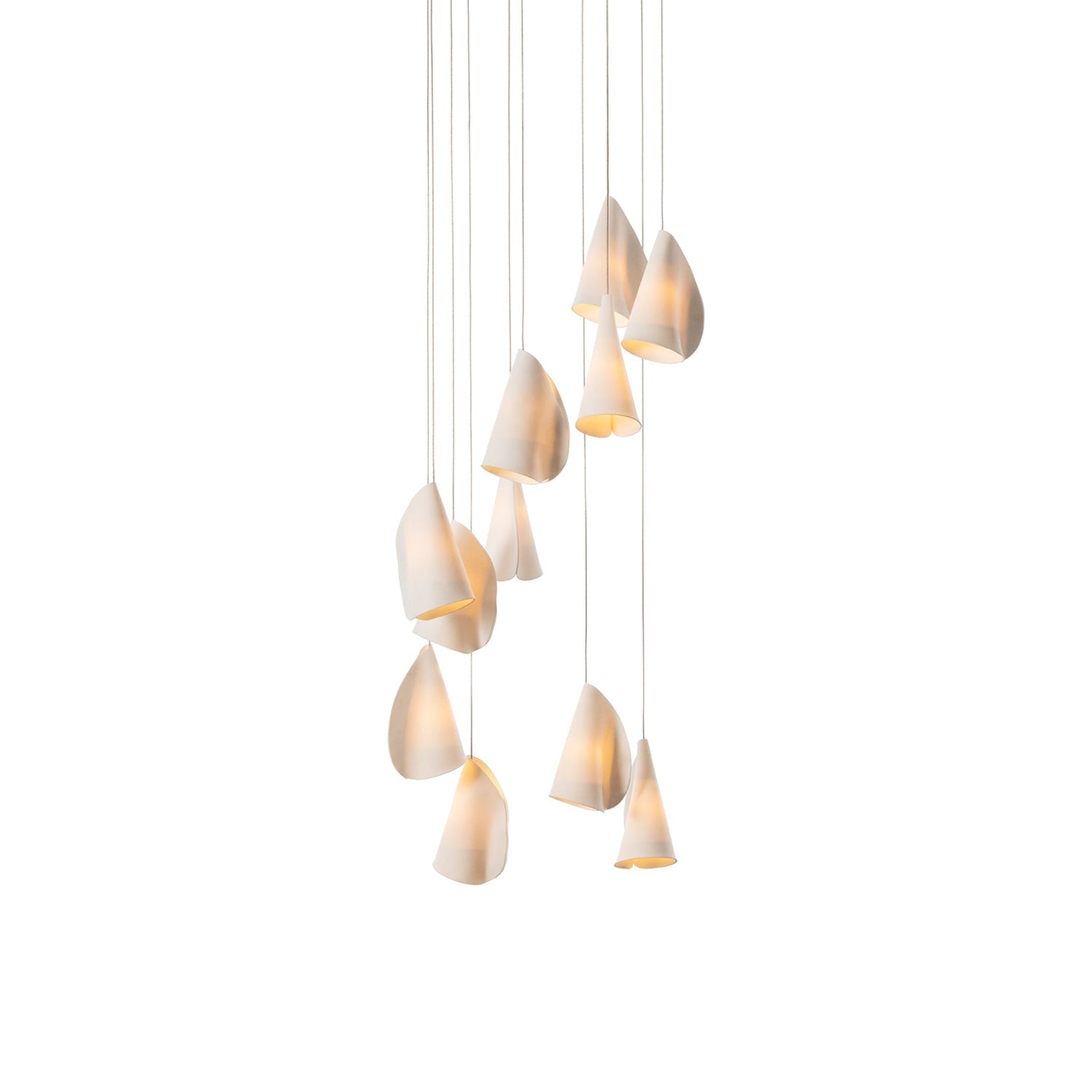 Olshaion Geometrische Keramik-Pendelleuchte-Letslighting