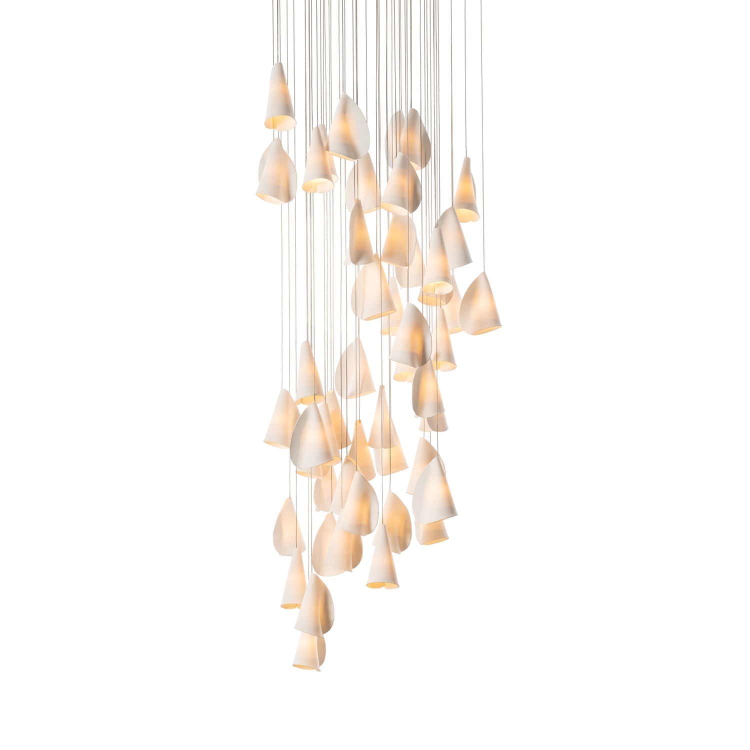 Olshaion Geometrische Keramik-Pendelleuchte-Letslighting
