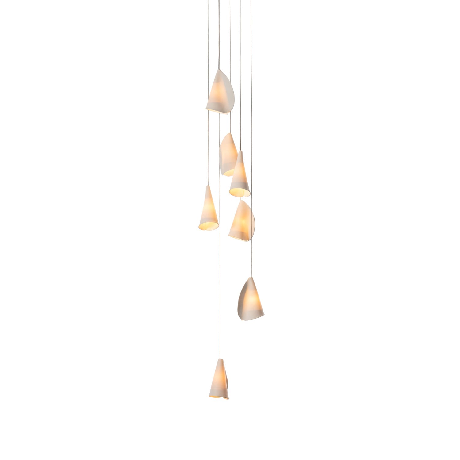 Olshaion Geometrische Keramik-Pendelleuchte-Letslighting
