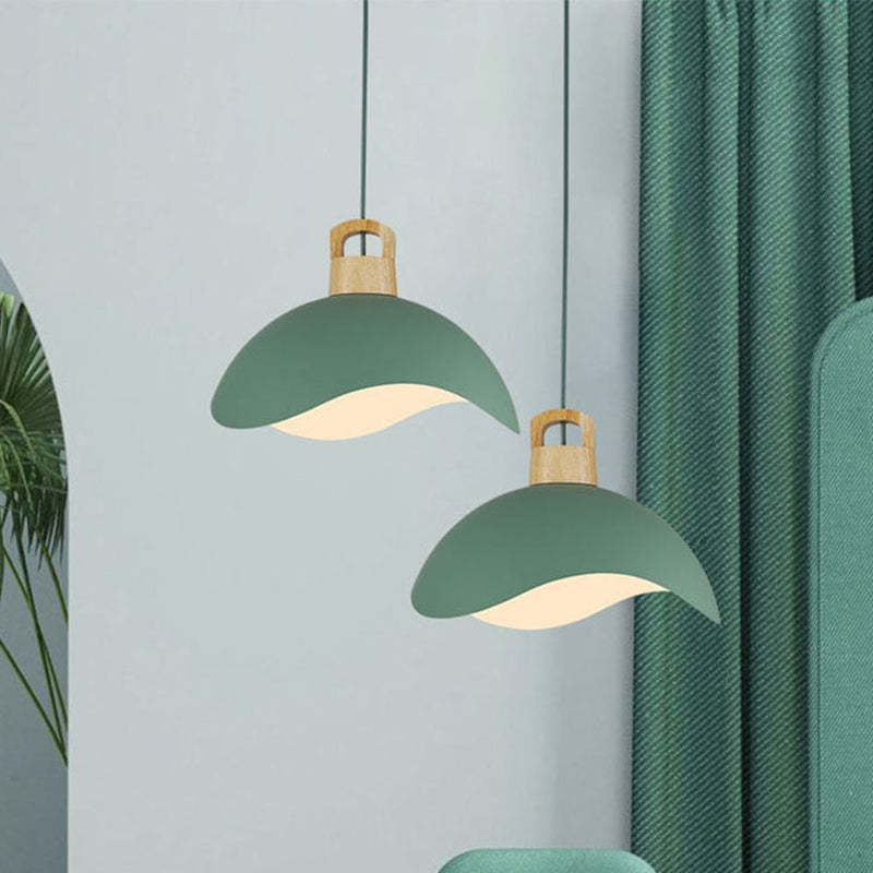 Valentina Design LED Pendelleuchte Schwarz Schlafzimmer/Esszimmer Metall