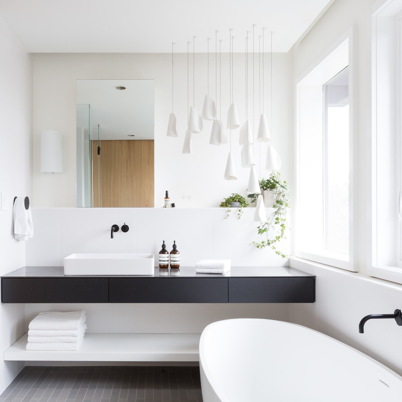Olshaion Geometrische Keramik-Pendelleuchte-Letslighting