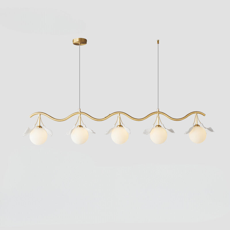 Olivia Luxus Minimalistisch Kronleuchter Kreative Blatt Glas Wohnzimmer