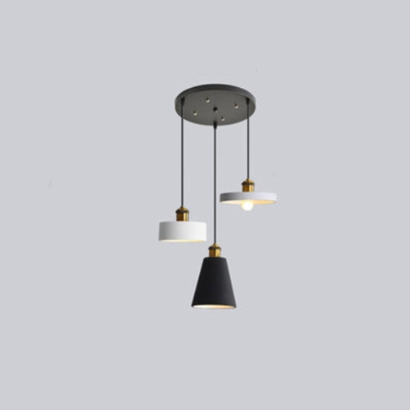 Valentina Modern Runde/Rechteckige LED Pendelleuchte Weiß/Orange/Schwarz/Grau Esstisch Metall Harz