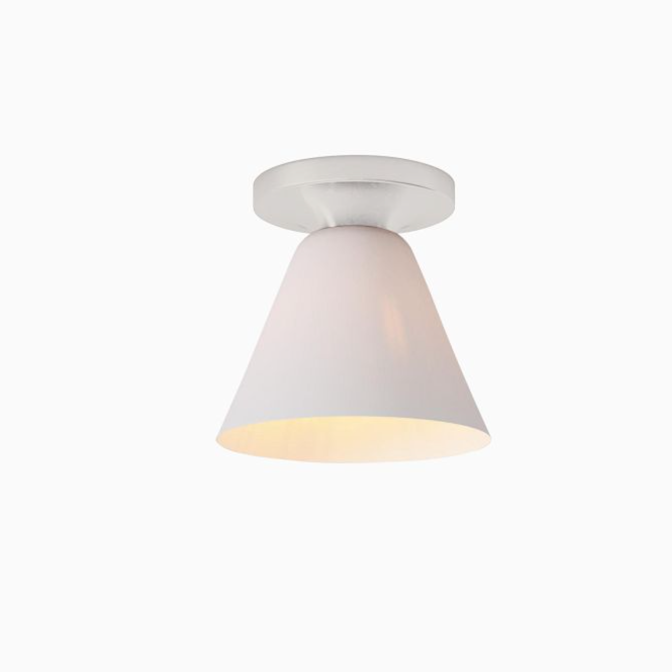 Skulpturale Glas-Deckenleuchte für moderne Räume
