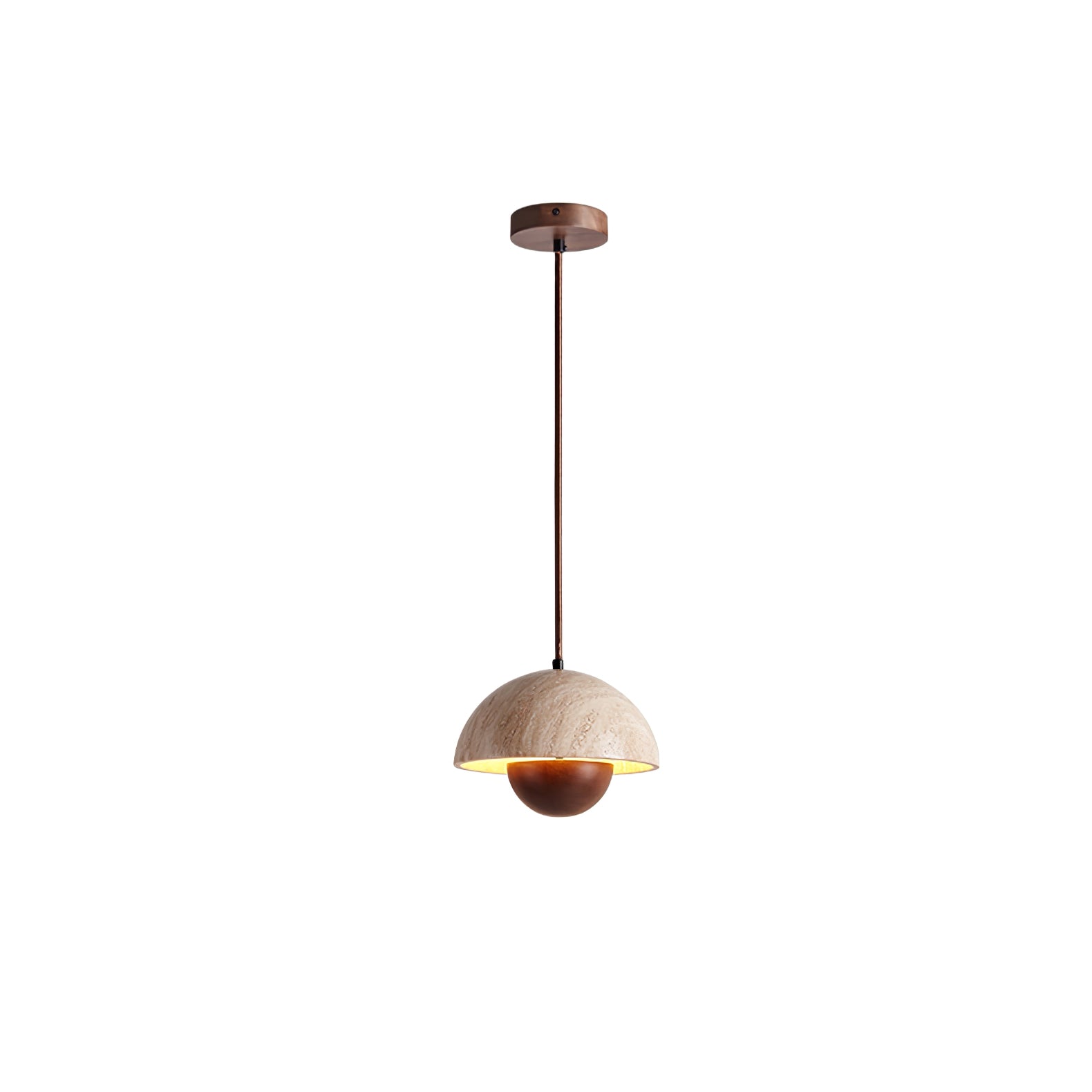 Ersile Travertine Pendant Light - Neutralighting