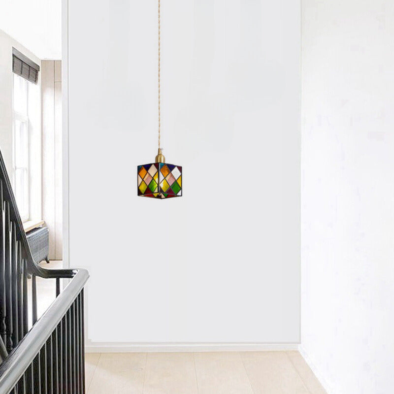 Valentina Retro LED Metall Glas Pendelleuchte Schlafzimmer Esszimmer