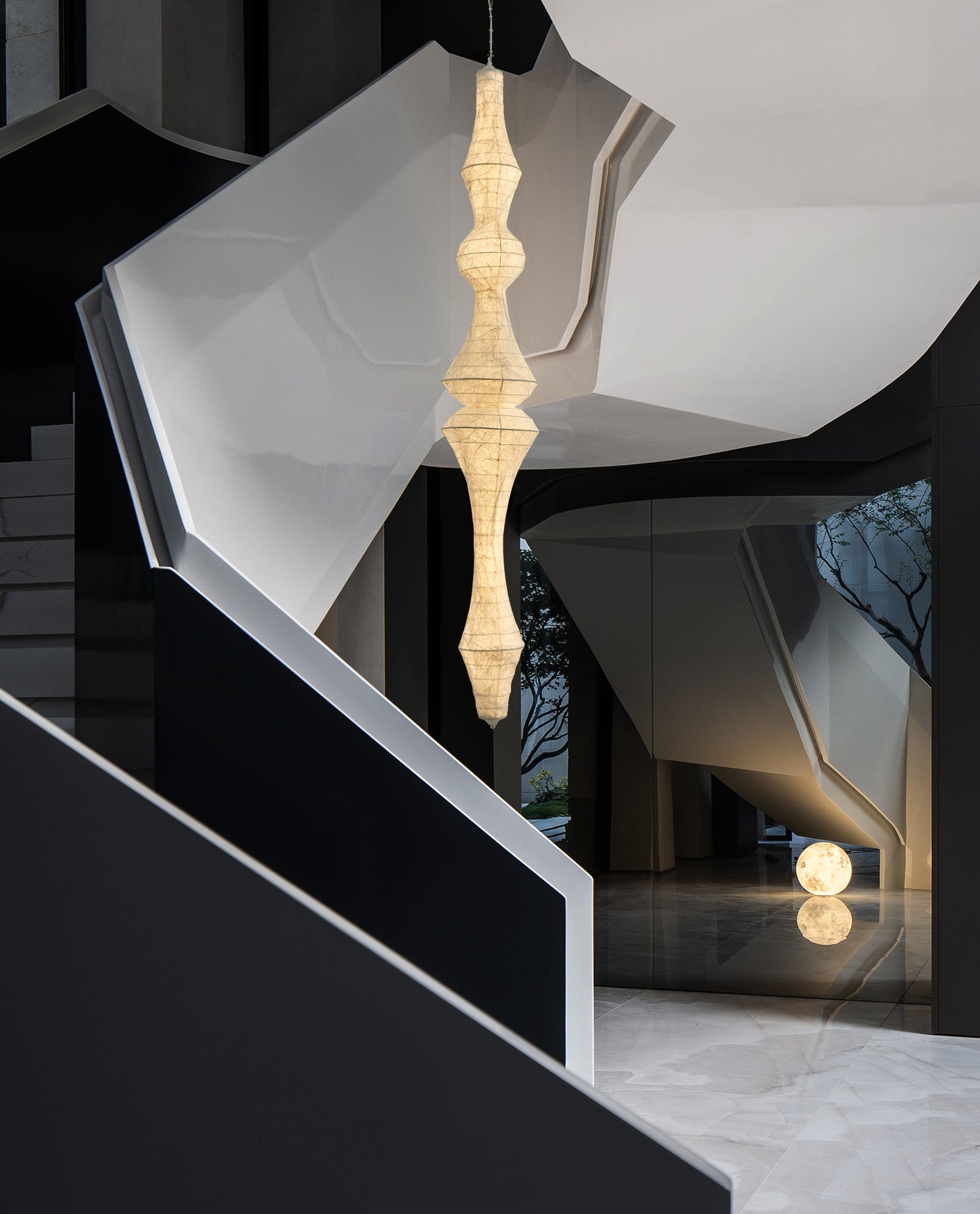 Zonoria Handgefertigte Pendelleuchte aus Seide-Letslighting