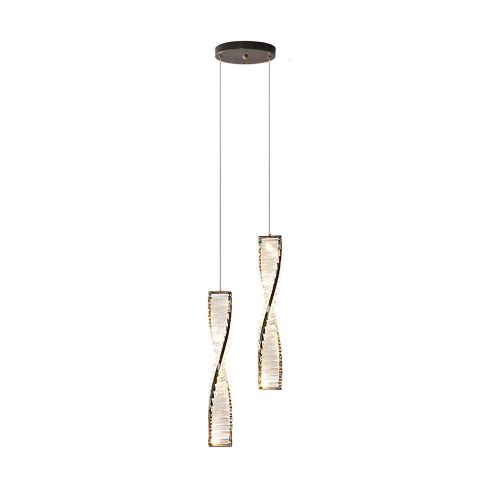 Kristy Moderne LED Pendelleuchte Schlafzimmer/Wohnzimmer Kristall