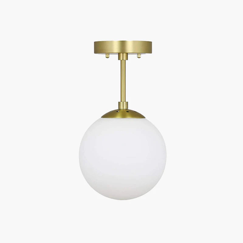 Valentina Modern LED Deckenleuchte, Kugel, Gold, Schlafzimmer/Wohnzimmer