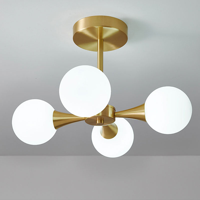 Valentina Modern LED Deckenleuchte Glas Schlafzimmer Esszimmer