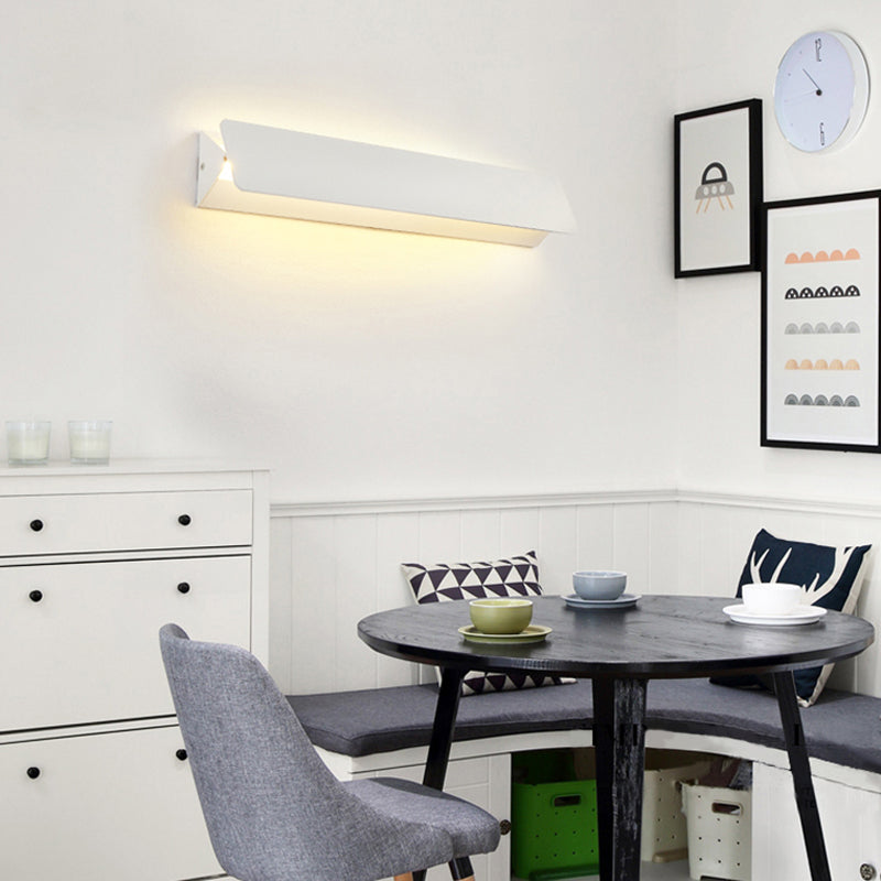Ray Modern Wandleuchte Innen Weiß Wohnzimmer/Garten Metall