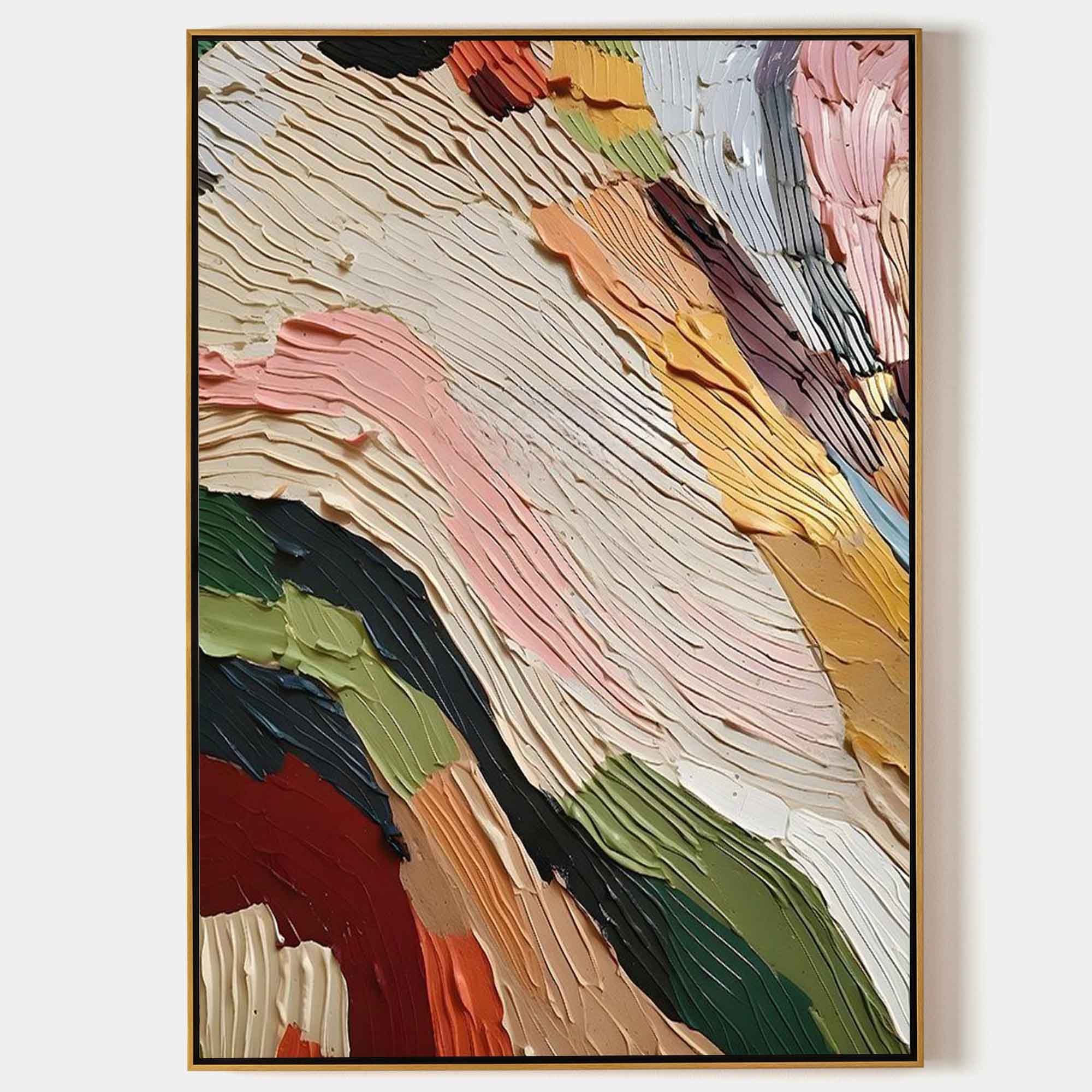 Caspian Farbenfrohe Malerei Wandkunst - Letslighting