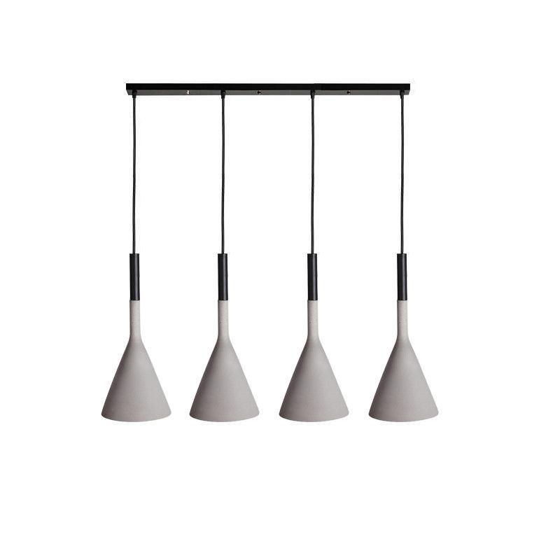 Conical Concrete Pendant Light - Blowlighting