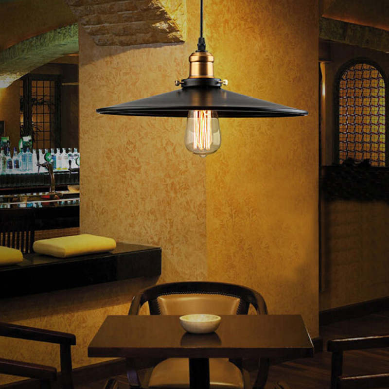 Silva ModernIndustrielle Pot-Pendelleuchte aus Metall, Schwarz