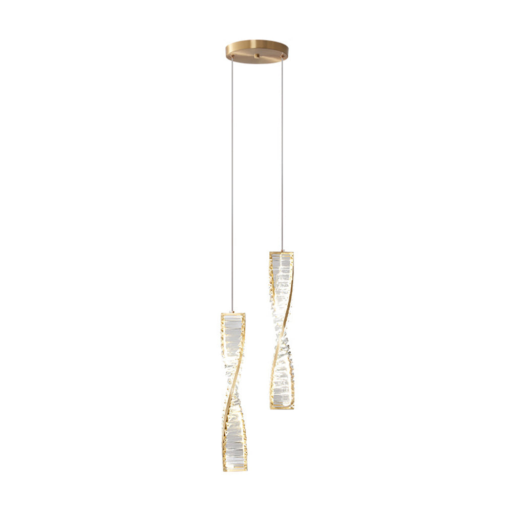 Kristy Moderne LED Pendelleuchte Schlafzimmer/Wohnzimmer Kristall