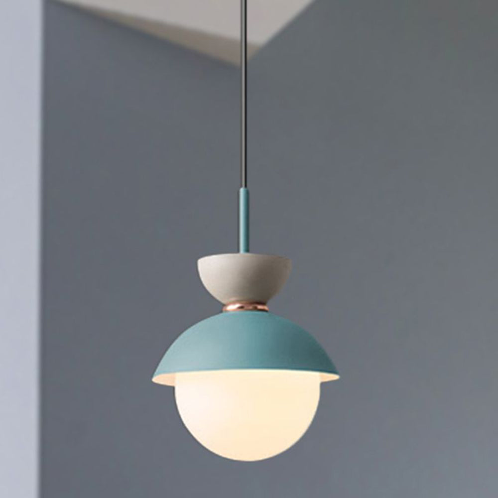 Arisha Pendelleuchte, Rosa/Grau/Hellblau/Navy, Globus, Schlafzimmer