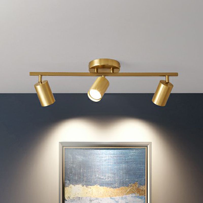 Arisha Modern LED Deckenleuchte Schwarz/Weiß/Gold Schlaf/Wohnzimmer Flur Metall 3/4/5/6 Kopf