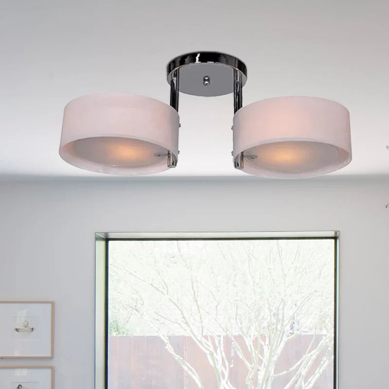 Arisha Modern Glas Acryl Deckenleuchte Schlafzimmer Flur