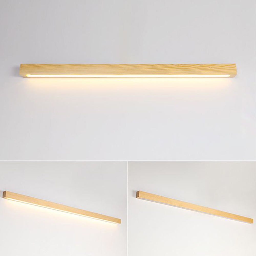 Muto Minimalistische LED Innenwandleuchte Holz Schlafzimmer Esszimmer