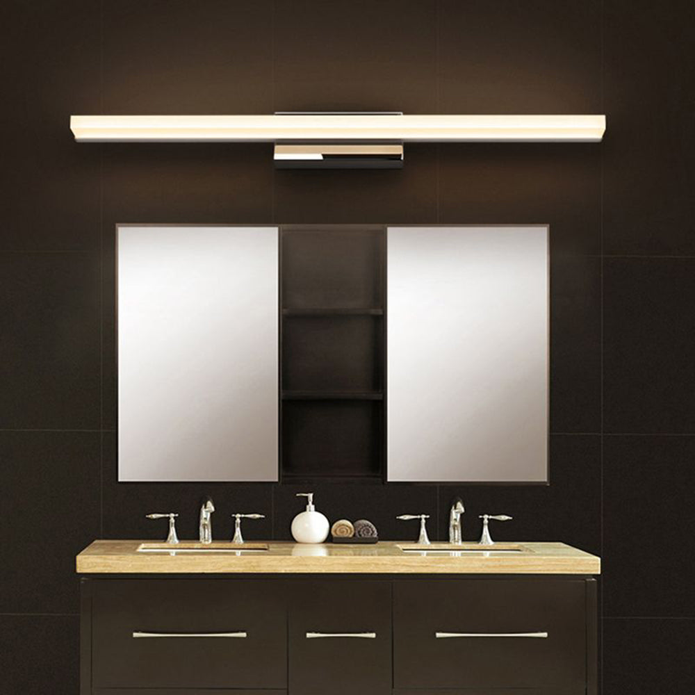 Arisha Wandleuchte Innen Spiegelfront Linear Schwar Badezimmer
