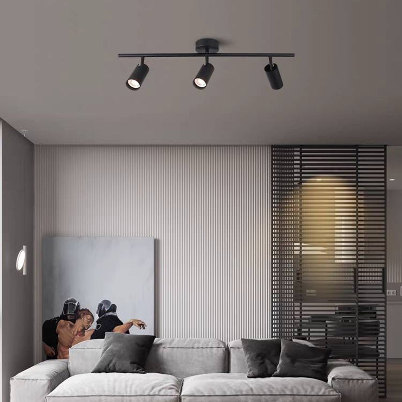 Arisha Modern LED Deckenleuchte Schwarz/Weiß/Gold Schlaf/Wohnzimmer Flur Metall 3/4/5/6 Kopf