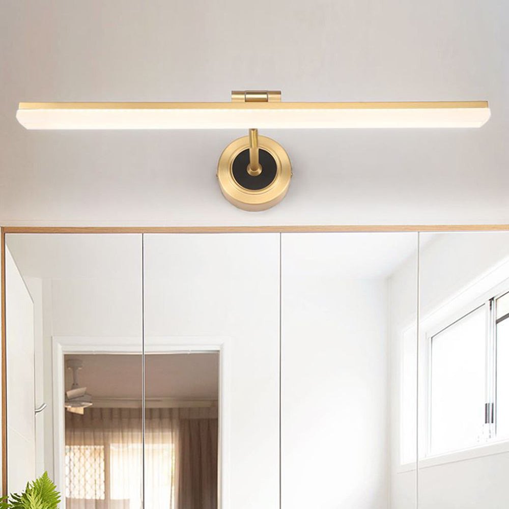 Arisha Modern Linear LED Wandleuchte Schwarz/Gold Badezimmer Metall&Acryl