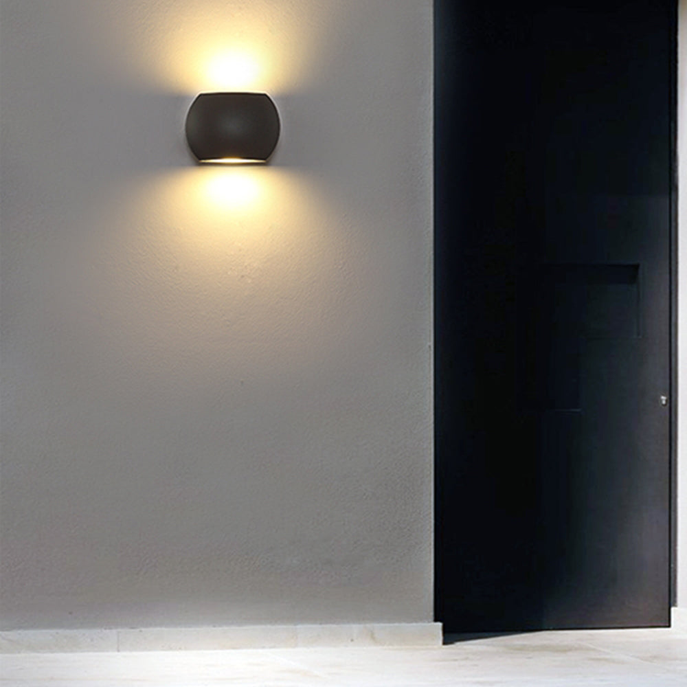 Ray Geo Außenwandleuchte, 2 Stile Aluminium&Glas