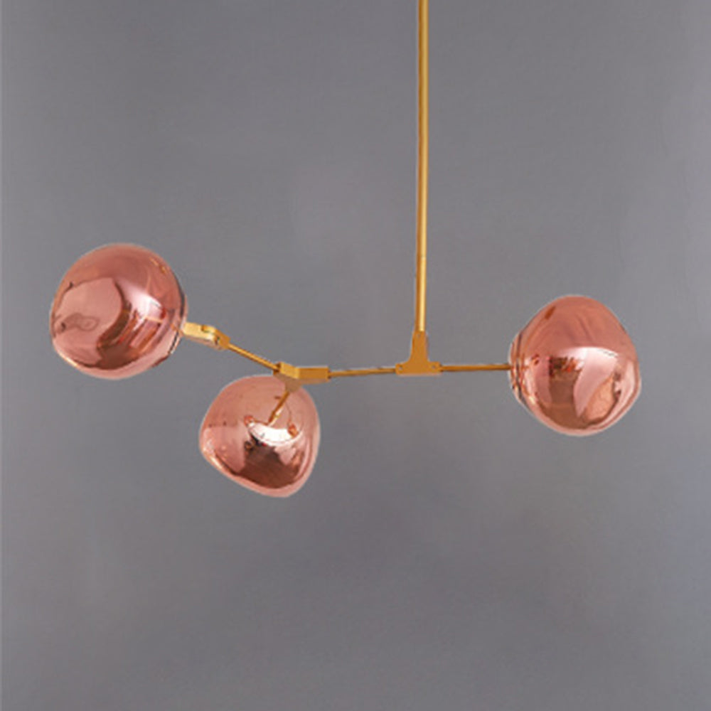 Arisha Modern Kugel LED Pendelleuchte Rosegold/Gold/Chrom Wohn/Schlafzimmer Metall&Acryl